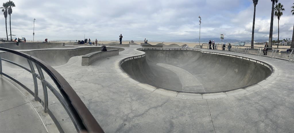 Venice Beach Skatepark — concrete bowls and community by the ocean